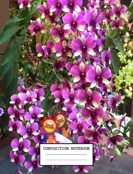 Notebook: Cute Floral Flower College Ruled Journal with lined Paper for Taking Notes, Writing Workbook for Students, Teachers