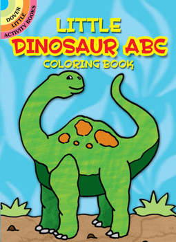 Paperback Little Dinosaur ABC Coloring Book