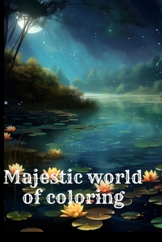 Paperback Majestic World of Coloring Book