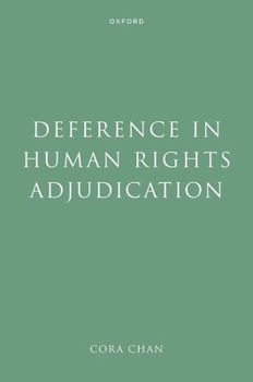 Hardcover Deference in Human Rights Adjudication Book