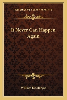 Paperback It Never Can Happen Again Book