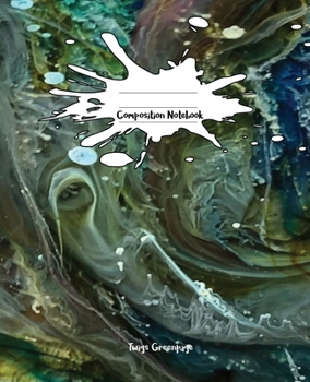 Composition Notebook: 150 page College Rule Composition Size Notebook Paint Art Pattern