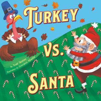 Hardcover Turkey vs. Santa Book
