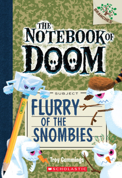 Paperback Flurry of the Snombies: A Branches Book (the Notebook of Doom #7): Volume 7 Book