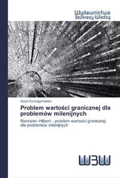 Paperback Problem wartości granicznej dla problemów milenijnych [Polish] Book