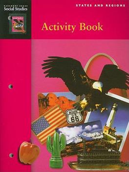 Paperback Harcourt School Publishers Social Studies: Student Edition Activity Book Grade 4 States & Regions Book