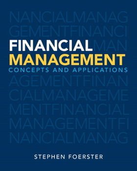 Paperback Financial Management: Concepts and Applications Book
