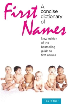 Paperback A Concise Dictionary of First Names Book