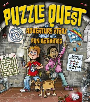 Paperback Puzzle Quest: An Adventure Story Packed with Fun Activities Book