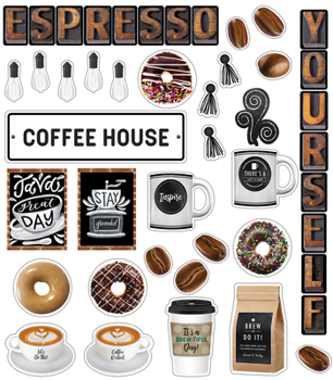 Wall Chart Industrial Cafe Espresso Yourself Mini Bulletin Board Set Book
