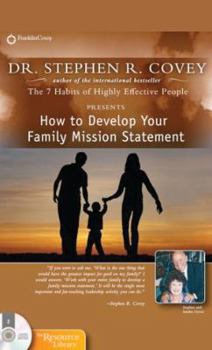 Audio CD How to Develop Your Family Mission Statement Book