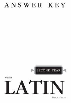 Paperback Henle Latin Second Year Answer Key Book