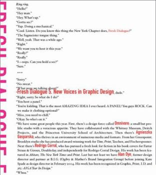 Fresh Dialogue 5: New Voices in Graphic Design