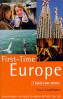 Paperback First-Time Europe: The Rough Guide, Second Edition Book