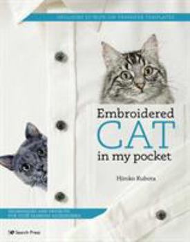 Paperback Embroidered Cat in My Pocket Book