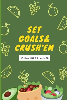 Set Goals and Crush'em. 90 Day Diet Planner : Diet Planner. Food Journal. Recipe Journal. Notebook Organizer. Meal Recorder&Organizer. Water Intake&Sleep Tracker. Healthy Habits. Diet Tracker. Great G