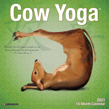 Calendar Cow Yoga 2021 Mini Wall Calendar Book