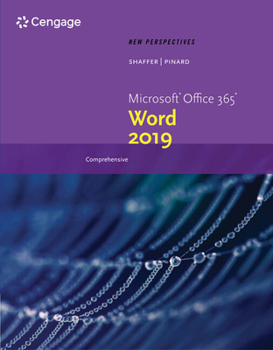 Paperback New Perspectives Microsoftoffice 365 & Word 2019 Comprehensive Book