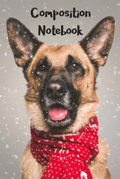 Composition Notebook: Dog German Shepherd Notebook Journal College Ruled Line Paper for Students and Teachers Gift( medium ruled paper ) 120 pages 6x9 inch