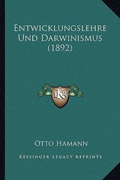 Paperback Entwicklungslehre Und Darwinismus (1892) [German] Book