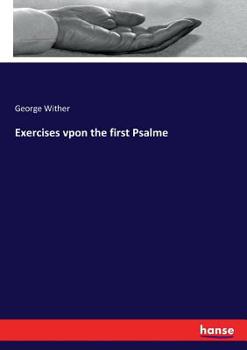 Paperback Exercises vpon the first Psalme Book