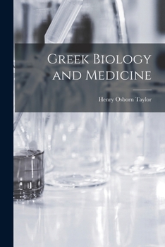 Paperback Greek Biology and Medicine [microform] Book