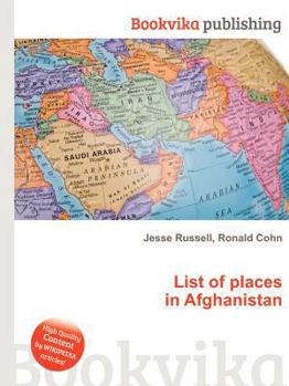 Paperback List of Places in Afghanistan Book