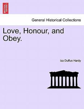 Paperback Love, Honour, and Obey. Book