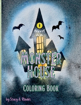 Paperback Monster House Coloring Book for Children Book
