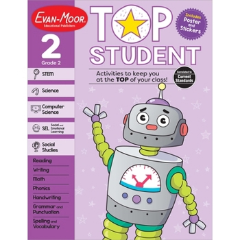 Paperback Top Student, Grade 2 Book