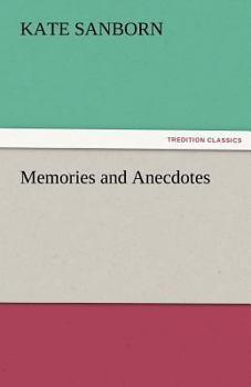 Paperback Memories and Anecdotes Book