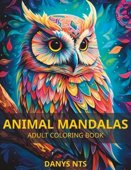 Paperback Wild Symphony: Adult Coloring Book Featuring Animals in Beautiful Mandalas for Stress Relief and Creativity Book