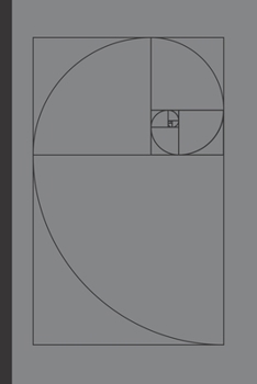 The Golden Ratio: 6" x 9" lined blank college ruled notebook, journal or diary,  120 pages