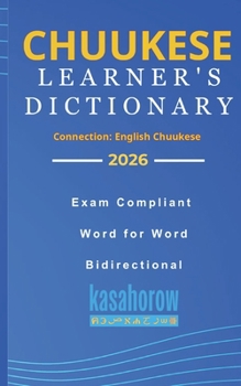 Paperback Chuukese Learner's Dictionary Book