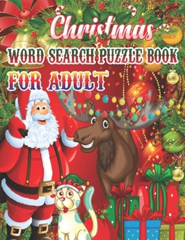 Christmas Word Search Puzzle book For Adult: Word Search Puzzle book