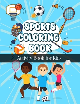 Paperback Sports Coloring Book - 1 Book