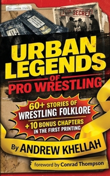 Paperback Urban Legends of Pro Wrestling Book