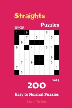 Paperback Straights Puzzles - 200 Easy to Normal Puzzles 9x9 vol.5 Book