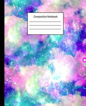 Composition Notebook: Mermaid Wide Ruled Blank Lined Cute Notebooks for Girls Teens Kids School Writing Notes Journal |100 Pages | 7.5 x 9.25'' |Wide Ruled School Composition Books