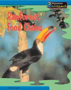 Library Binding Rainforest Food Chains Book