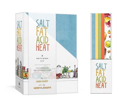 Diary Salt, Fat, Acid, Heat Four-Notebook Set Book