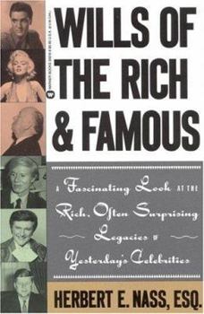 Paperback Wills of the Rich and Famous Book