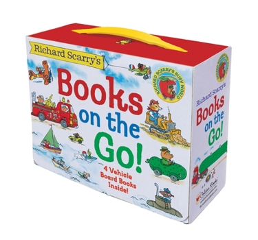 Hardcover Richard Scarry's Books on the Go: 4 Board Books Book