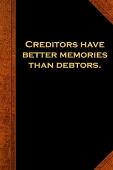 2020 Daily Planner Ben Franklin Quote Creditors Memories Vintage Style 388 Pages: 2020 Planners Calendars Organizers Datebooks Appointment Books Agendas