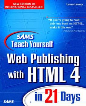 Paperback Sams Teach Yourself Web Publishing with HTML 4 in 21 Days Book