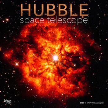 Calendar Hubble Space Telescope 2025 12 X 24 Inch Monthly Square Wall Calendar Foil Stamped Cover Plastic-Free Book