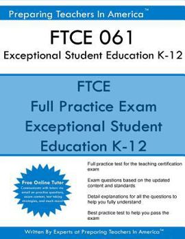 Paperback FTCE 061 Exceptional Student Education K-12: FTCE ESE Exceptional Student Education Book
