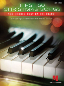 Paperback First 50 Christmas Songs You Should Play on the Piano Book