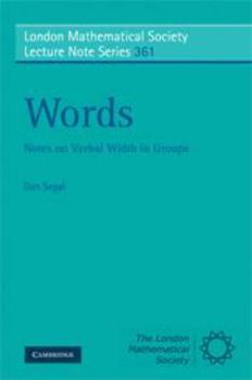 Printed Access Code Words: Notes on Verbal Width in Groups Book