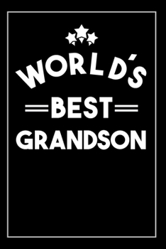 Paperback Worlds Best Grandson: Blank Lined Notebook Book